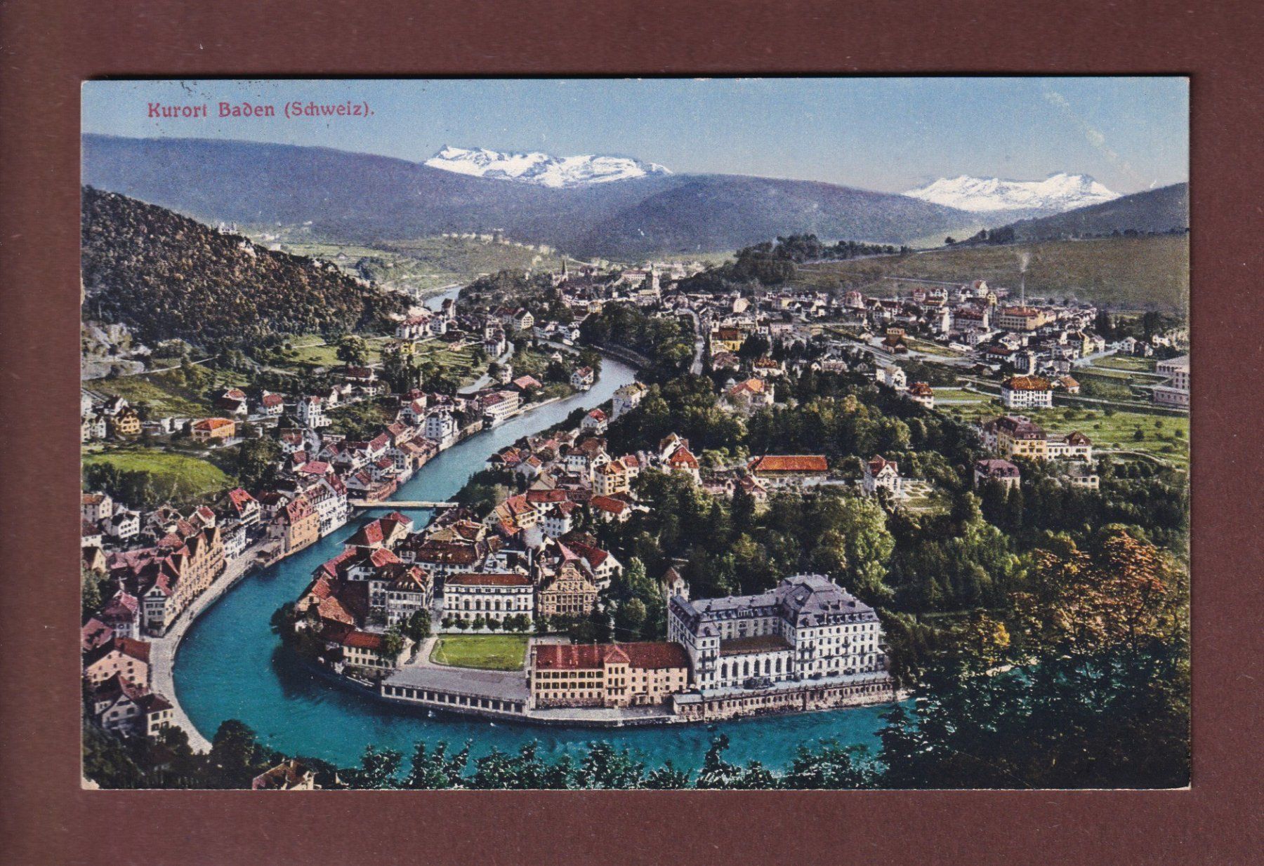 Ansichtskarten: BADEN - 1917 – Gebraucht aus Pully von nicecards-shop
