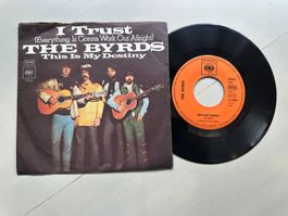 BYRDS tolle rare Single I trust Top Kult Folk Country 70's