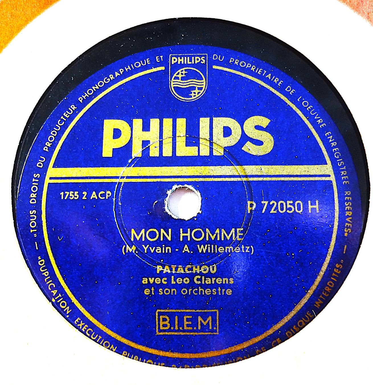 Dischi in vinile: 35 Schellackplatten französische Chanson, div. Interpreten – Usato da Hemishofen venduto da Phonomandy 7