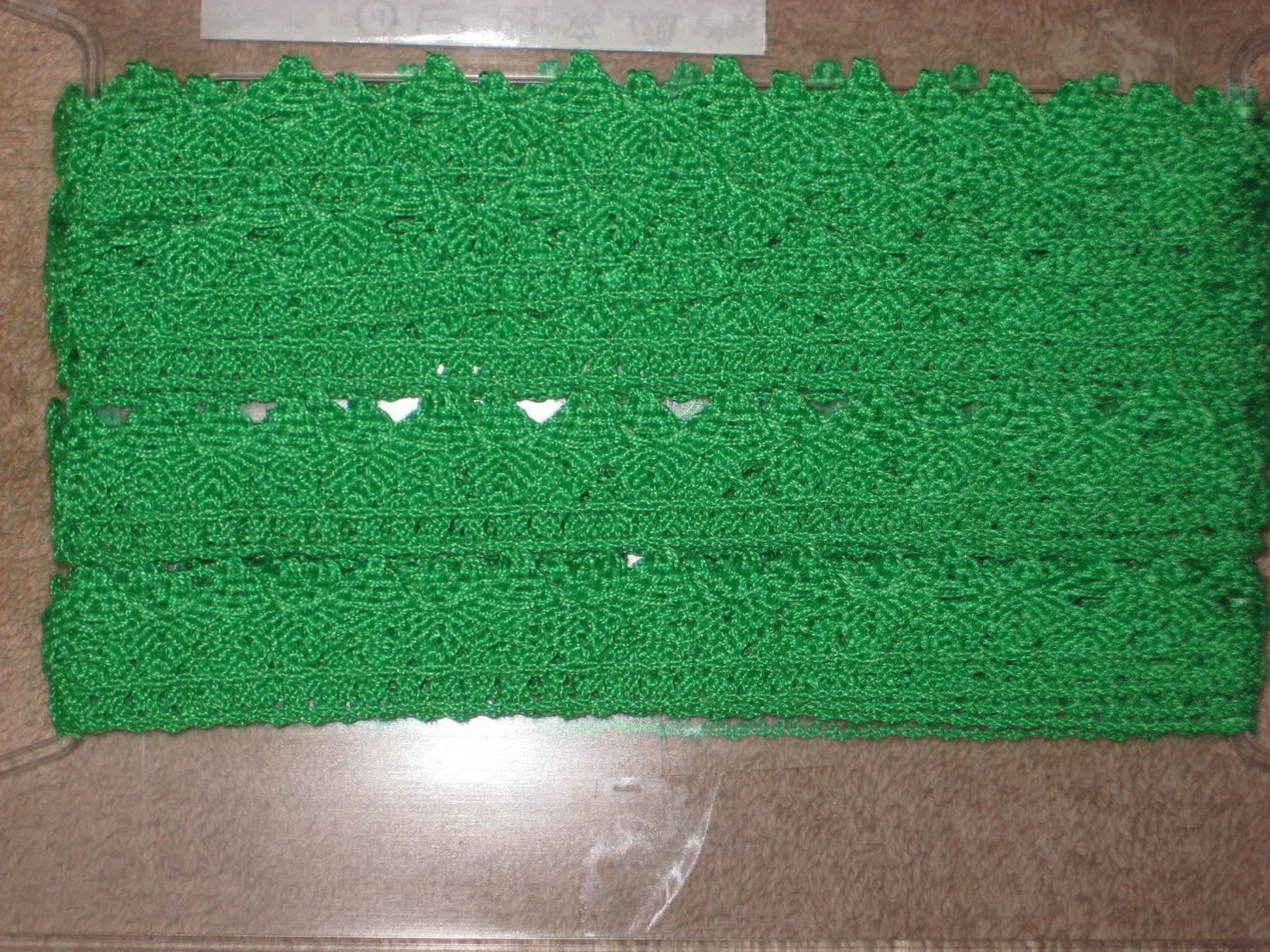 Nastri decorativi: Baumwoll Häkelspitze grasgrün 2cm breit – Nuovo (secondo la descrizione) da Füllinsdorf venduto da Schlupp