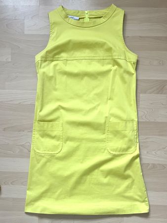 Piu & Piu: Sommerkleid, leuchtend gelb, M 38 40