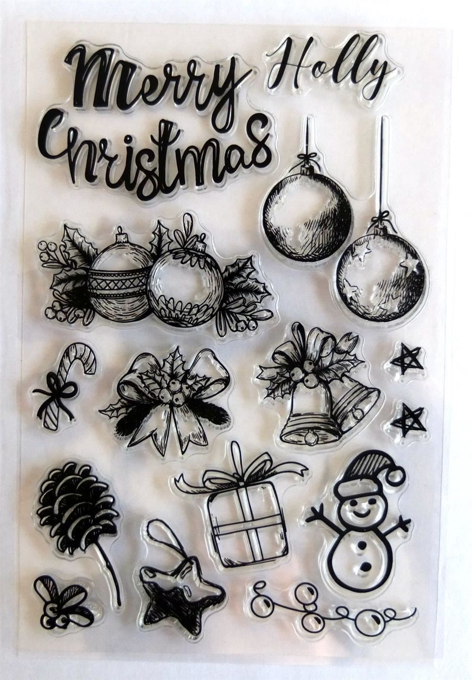 Timbri: Clear Stamp Silikon Stempel Weihnachten noël – Nuovo (secondo la descrizione) da Meyrin venduto da laservette99