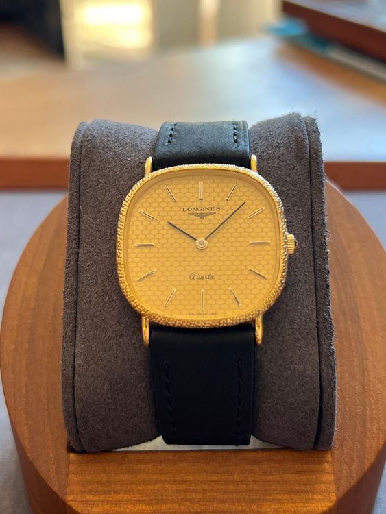 Longines Orologi: Longines Square Gold Plated Quartz 978 3253 – Usato da Carouge GE venduto da Watchaser