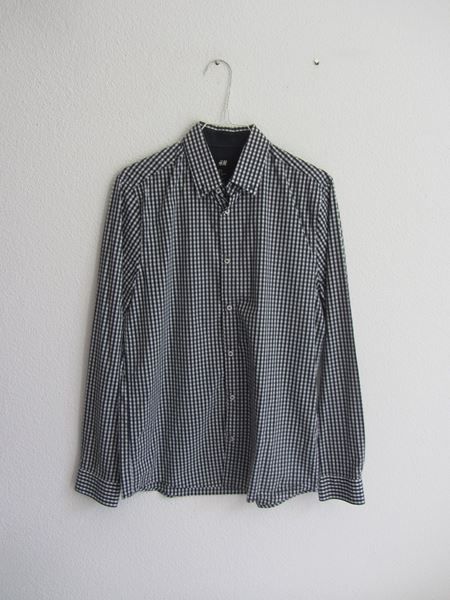 H&M Hemden: Hemd schwarz-weiss kariert - S – Gebraucht aus Zürich von Diazaio