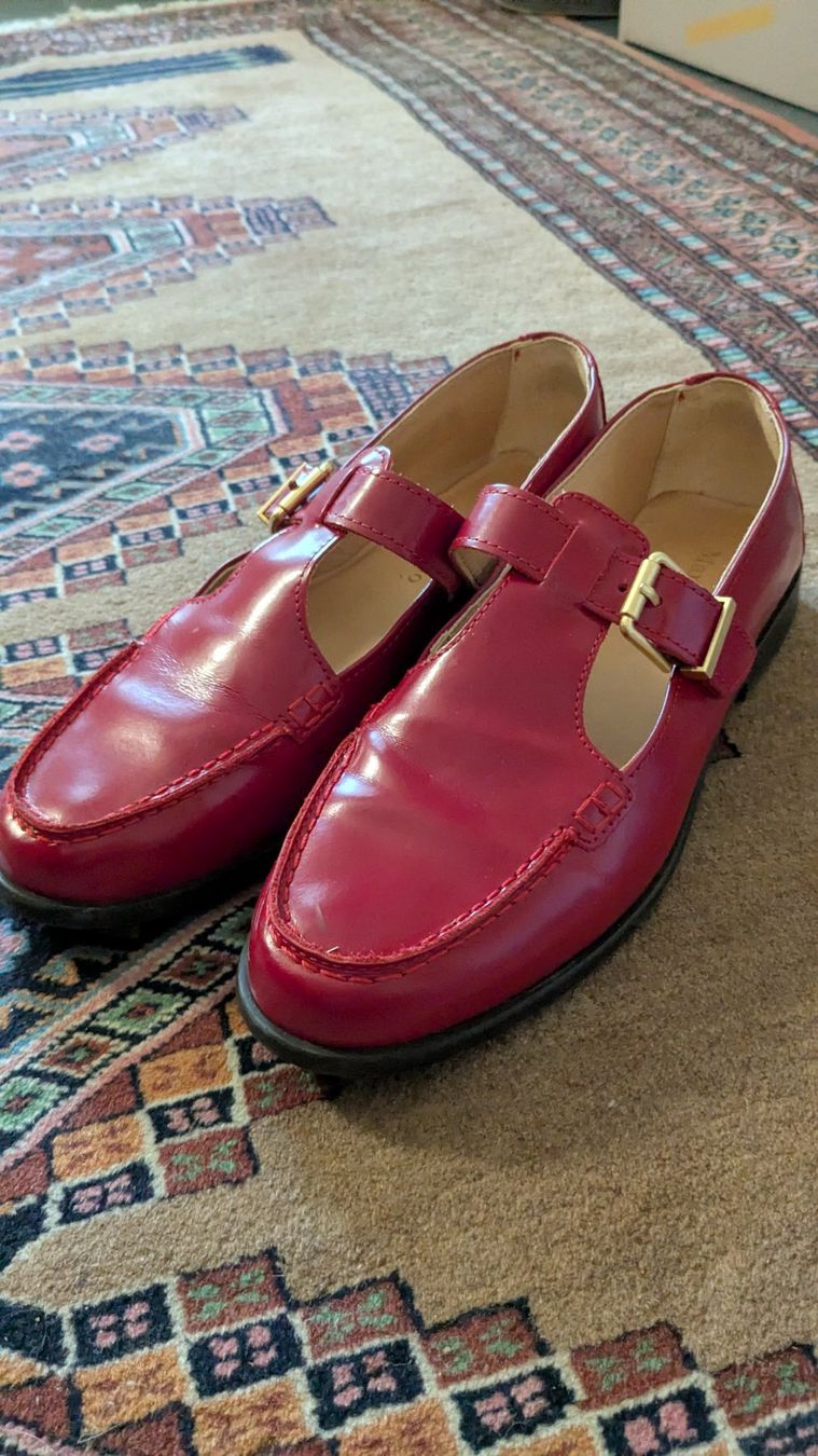 Marc O'Polo Scarpe da donna: Rote Loafer Marco Polo 38 – Usato da Heerbrugg venduto da Bkoeppel90