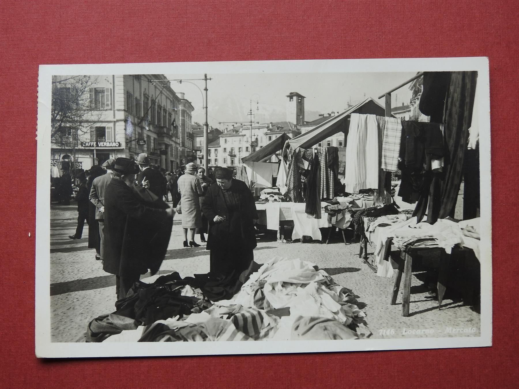 Cartoline postali: Locarno -  Mercato !!!!!!!!! – Usato da Rain venduto da 999-800-K