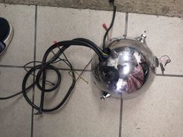 Lampe Zitzen Motorrad 80er + Kabelbaum Schloss Scheinwerfer
