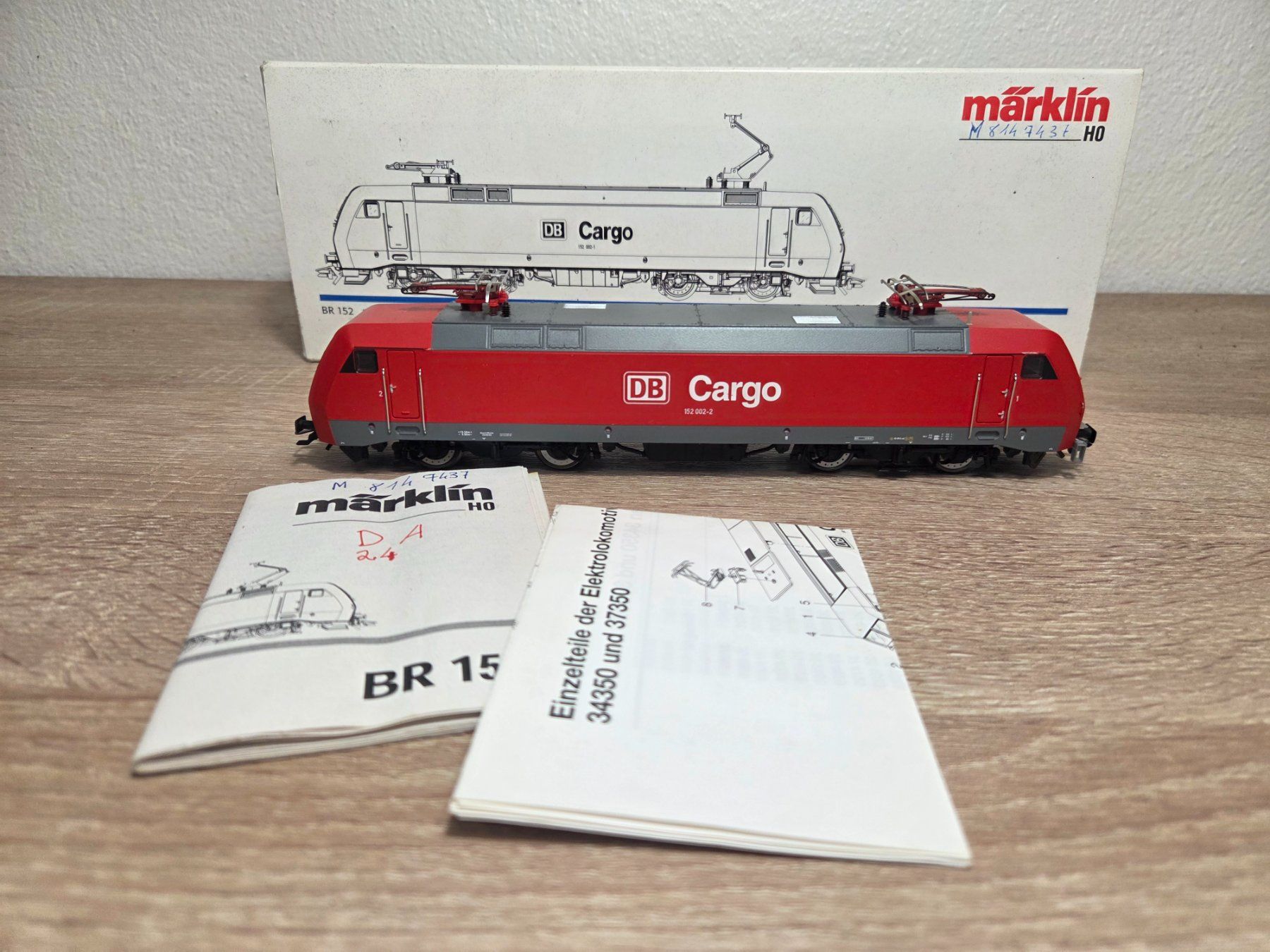 Märklin Modelleisenbahnen: Märklin 34350 E-Lok BR 152 DB Cargo Digital H0 – Gebraucht aus St-Aubin-Sauges von Lo_Go 6