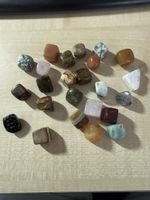 24 Edelsteine, Heilsteine, Trommelsteine, Sammlung
