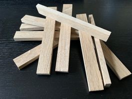 Bastelklötzchen Eiche L: 160 mm, B: 22 mm, D: 8 mm