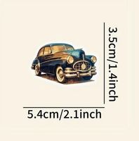 54 VERSCHIEDENE AUFKLEBER, OLDTIMER NEU+OVP