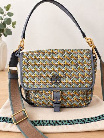 Umhängetasche Tory Burch mehrfarbig mit Dustbag neuwertig