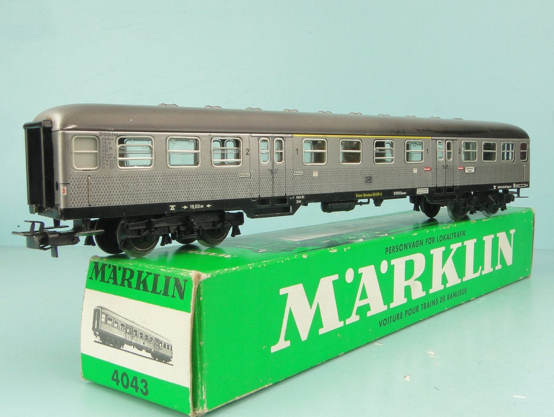 Märklin Modellini di ferrovie: Märklin 4043  Silberling – Nuovo (secondo la descrizione) da Bülach venduto da cann11