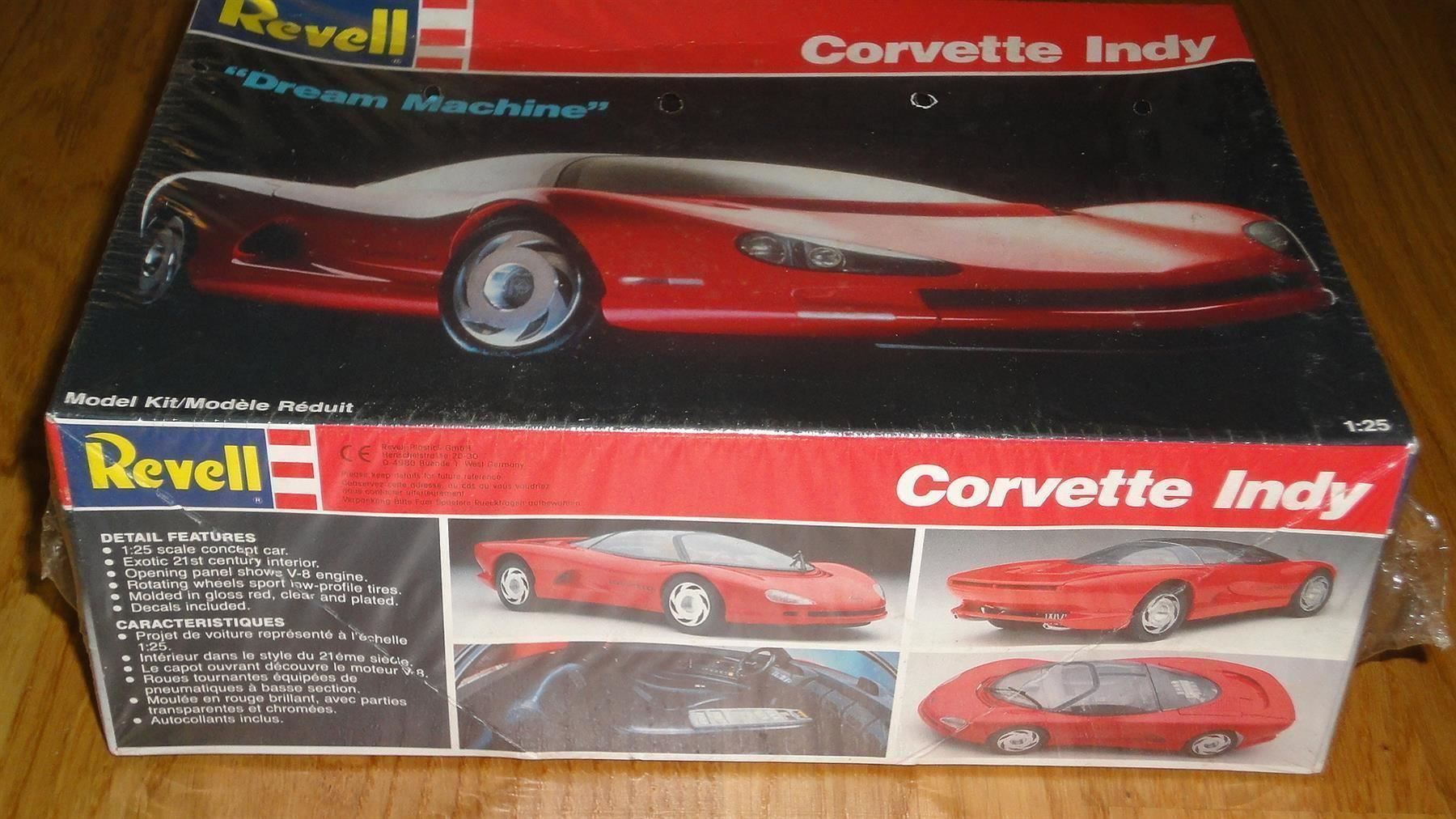Revell Kit di modellismo & Modellini statici: REVELL CORVETTE INDY DREAM MACHINE 1:25 – Nuovo e nell'imballaggio originale da Frümsen venduto da Malibu69 1