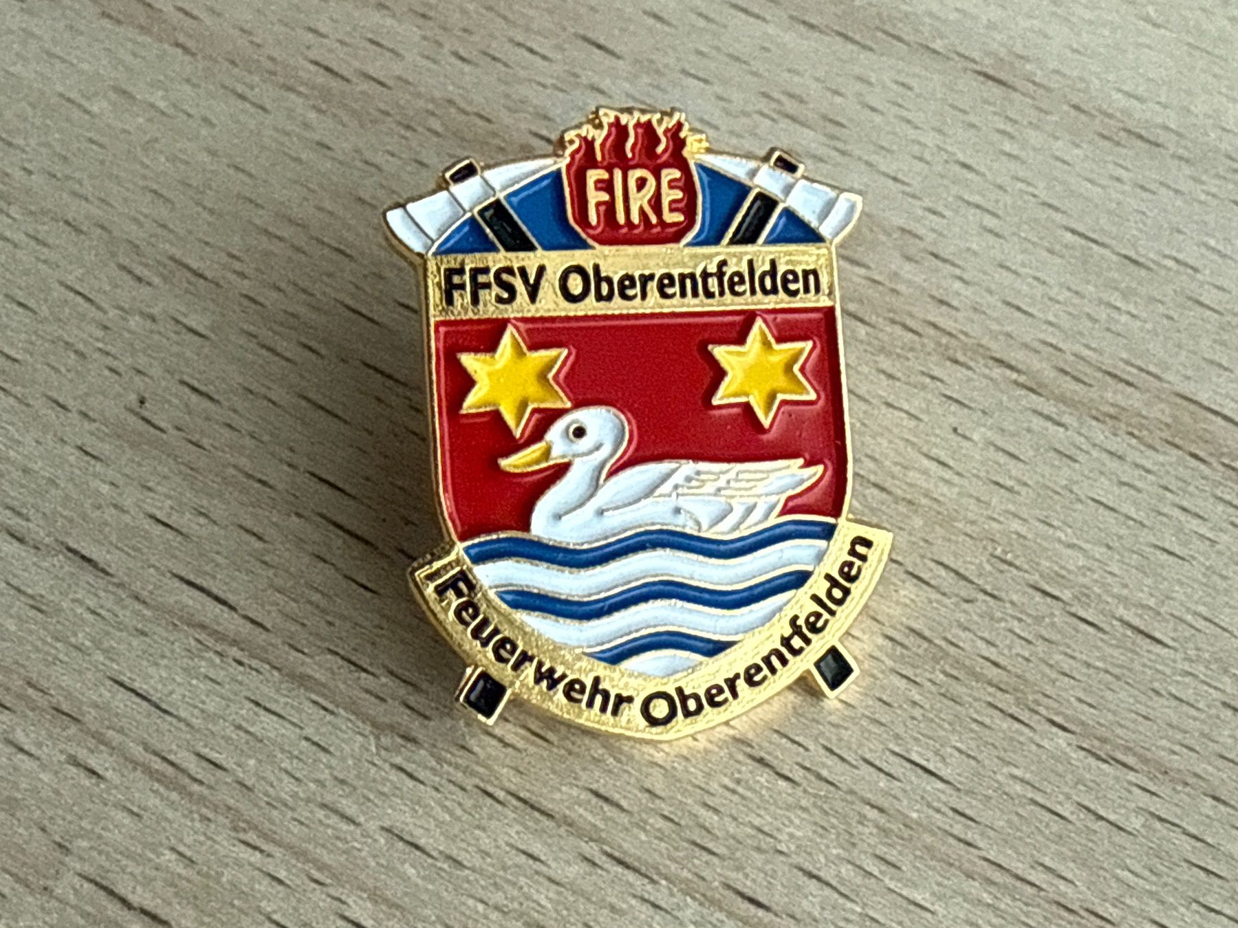 Plaketten & Abzeichen: Pin FFSV Oberentfelden Feuerwehr – Gebraucht aus Glattbrugg von Schweigmatt