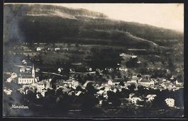 Menziken, Ortsansicht aus der Vogelschau