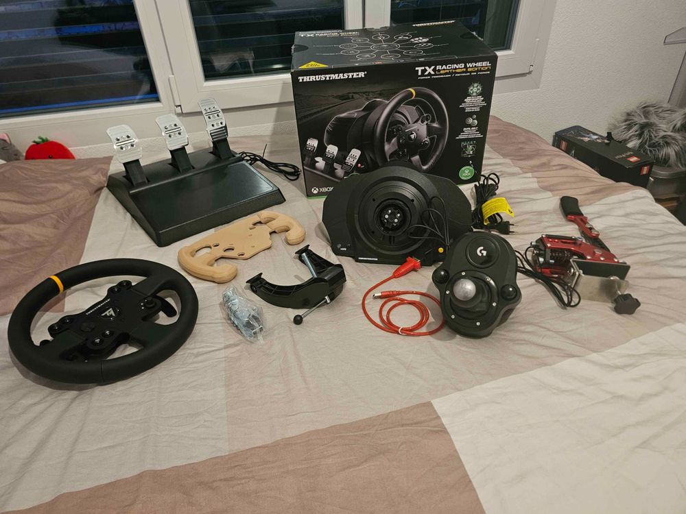 Kit Volant Per4mer Avec Pédalier Pour Sim-racing (occasion, Bon état)