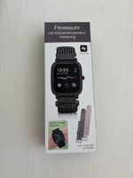 Fitnessuhr Hit Fit Pro mit Temperaturmessung + 3 Bändern