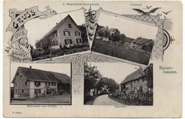 Gruss aus HATTENHAUSEN bei Wäldi  (Bezirk Kreuzlingen)