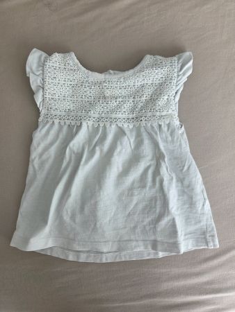 C&A Baby Sommer Top, Grösse 74, hellblau, Top Zustand
