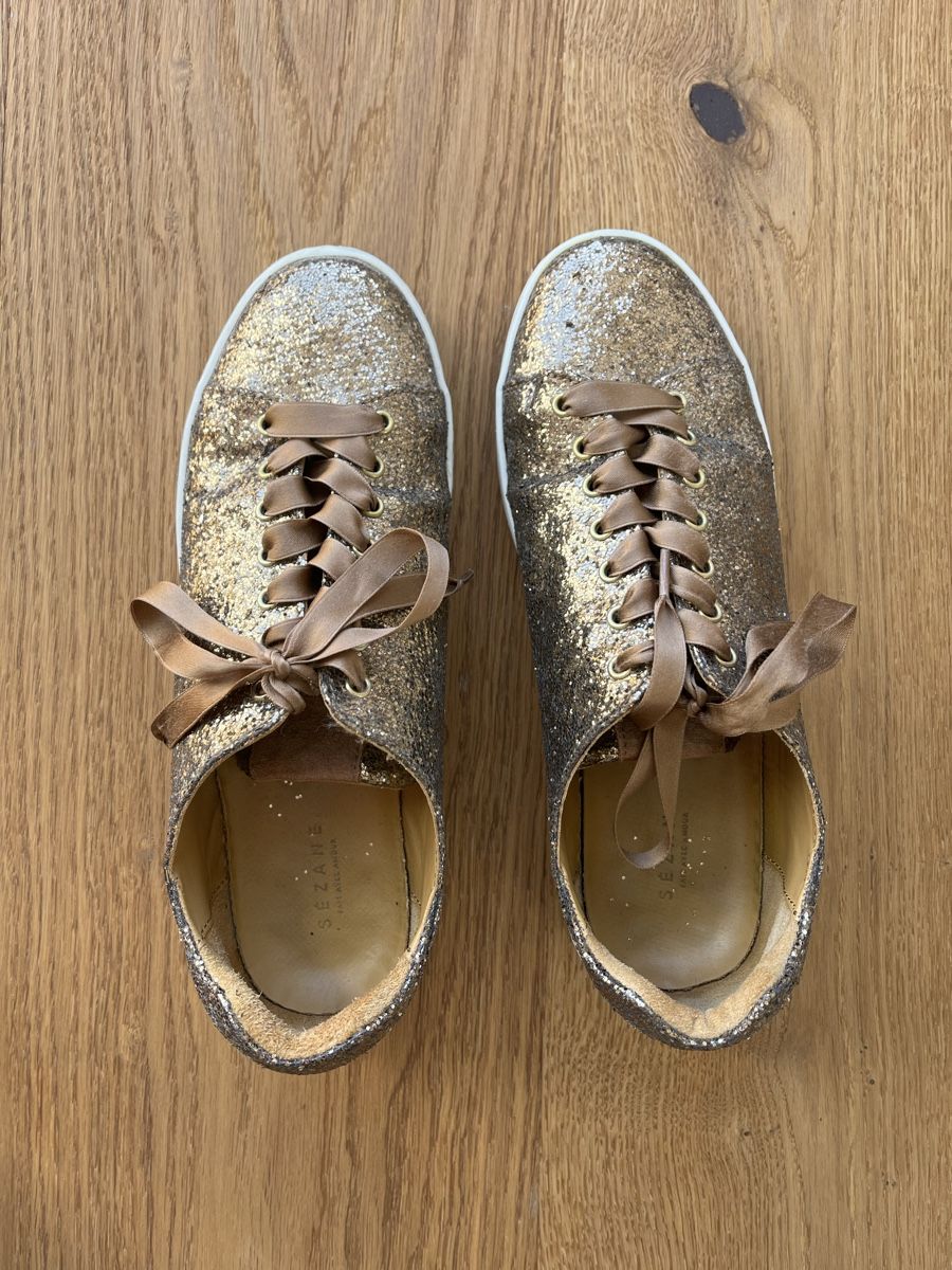 Sezane Scarpe da donna: Sneakers Jack Sézane glitter - 38 – Nuovo (secondo la descrizione) da Thalwil venduto da Salome89CH