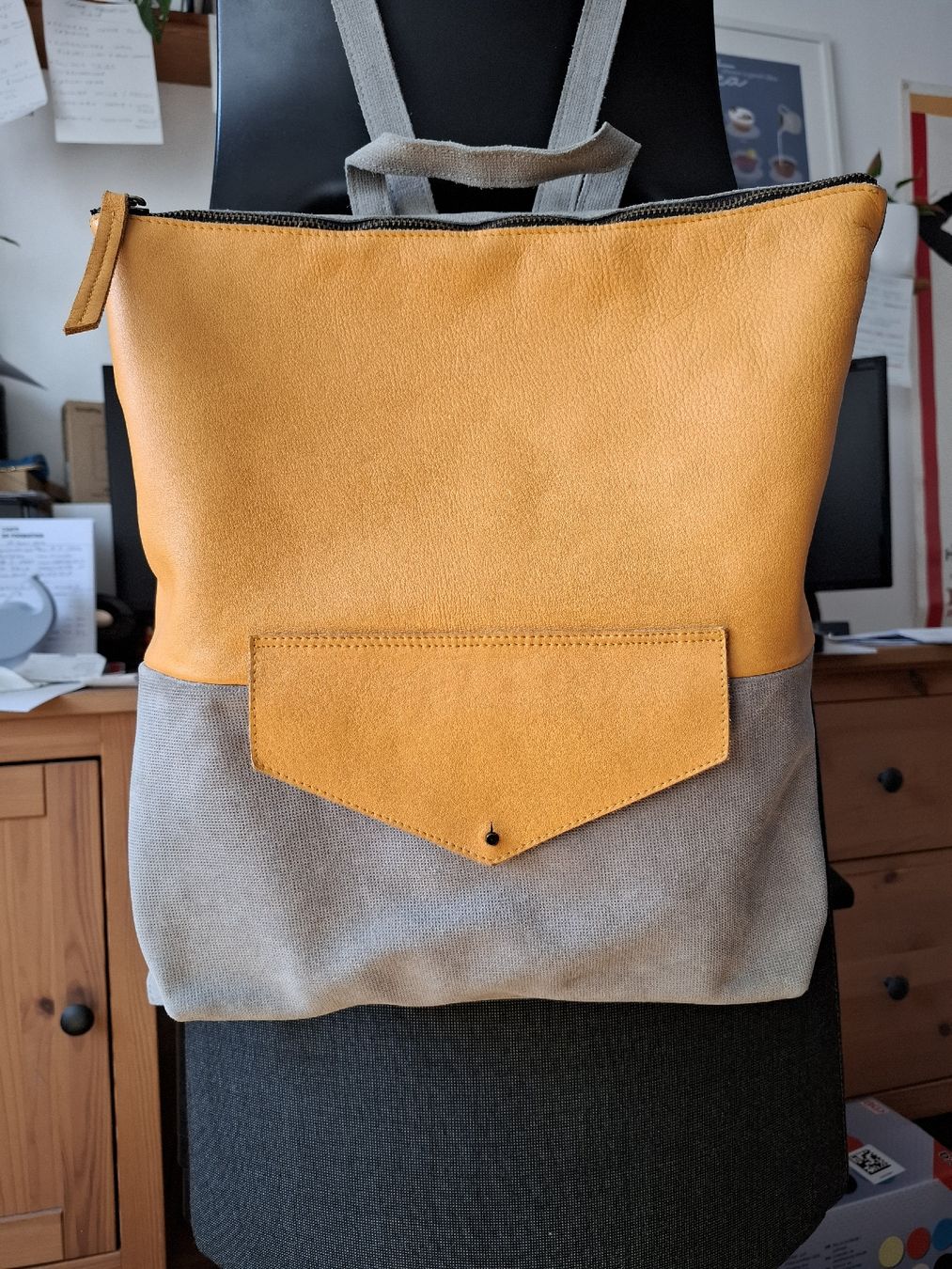 Rucksäcke: Sac à dos en cuir – Gebraucht aus La Tour-de-Peilz von Marin_nette
