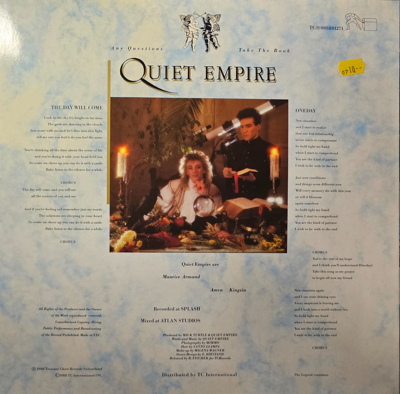 Dischi in vinile: Quiet Empire – The Day Will Come – Usato da Wahlen b. Laufen venduto da Cg10 1