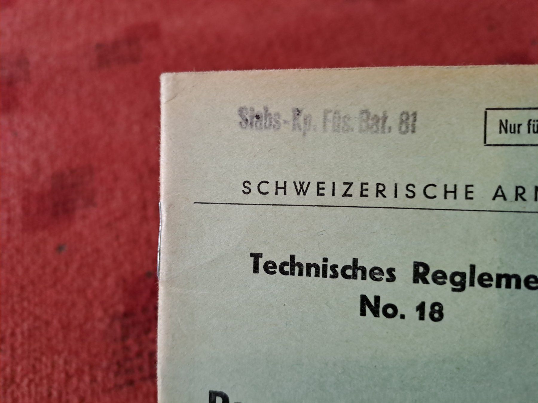 Libri: Reglement  " Panzerabwehr Minen " – Usato da St.Gallen venduto da Infanteriewerk 2