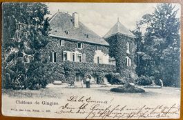 GINGINS - Le Château, animée 1901
