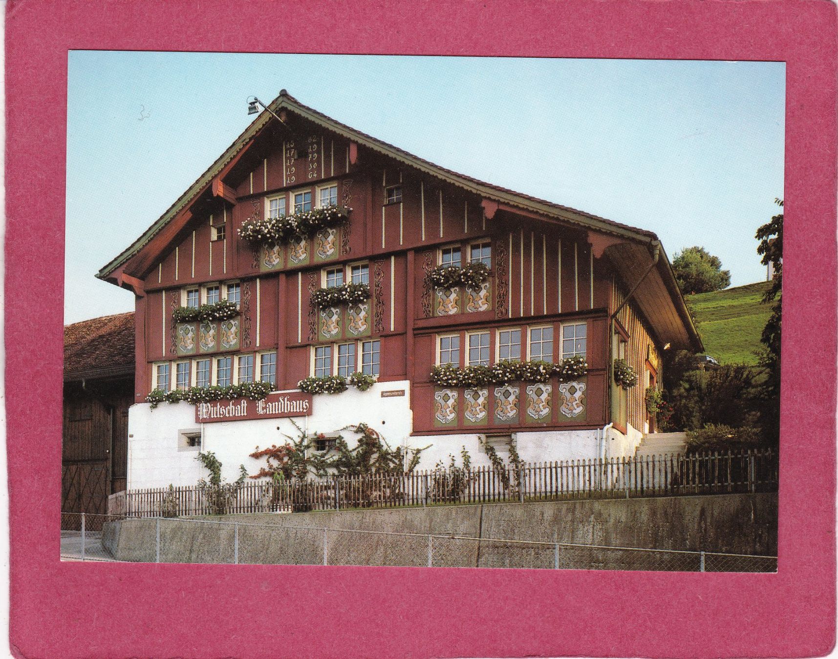 Cartoline postali: Rheineck SG Restaurant Landhaus – Usato da Herisau venduto da Lisegrat2008