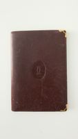 Portefeuille Cartier  Cuir Marron Vintage