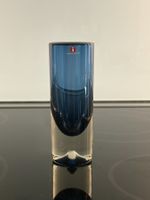Vase Glas blauer Innenfang Iittala E. Vesanto 1958