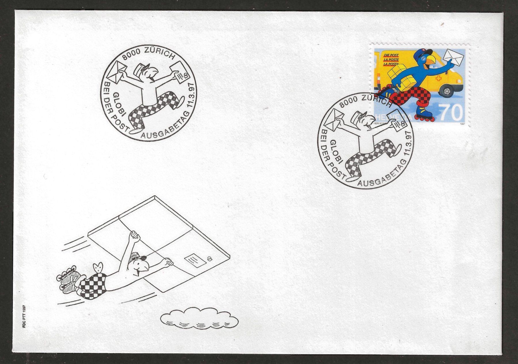 Tous les timbres: Abart Nr. 913.Ab1 auf FDC, KP 100.-- – D'occasion à Gümligen par Geniusbuy