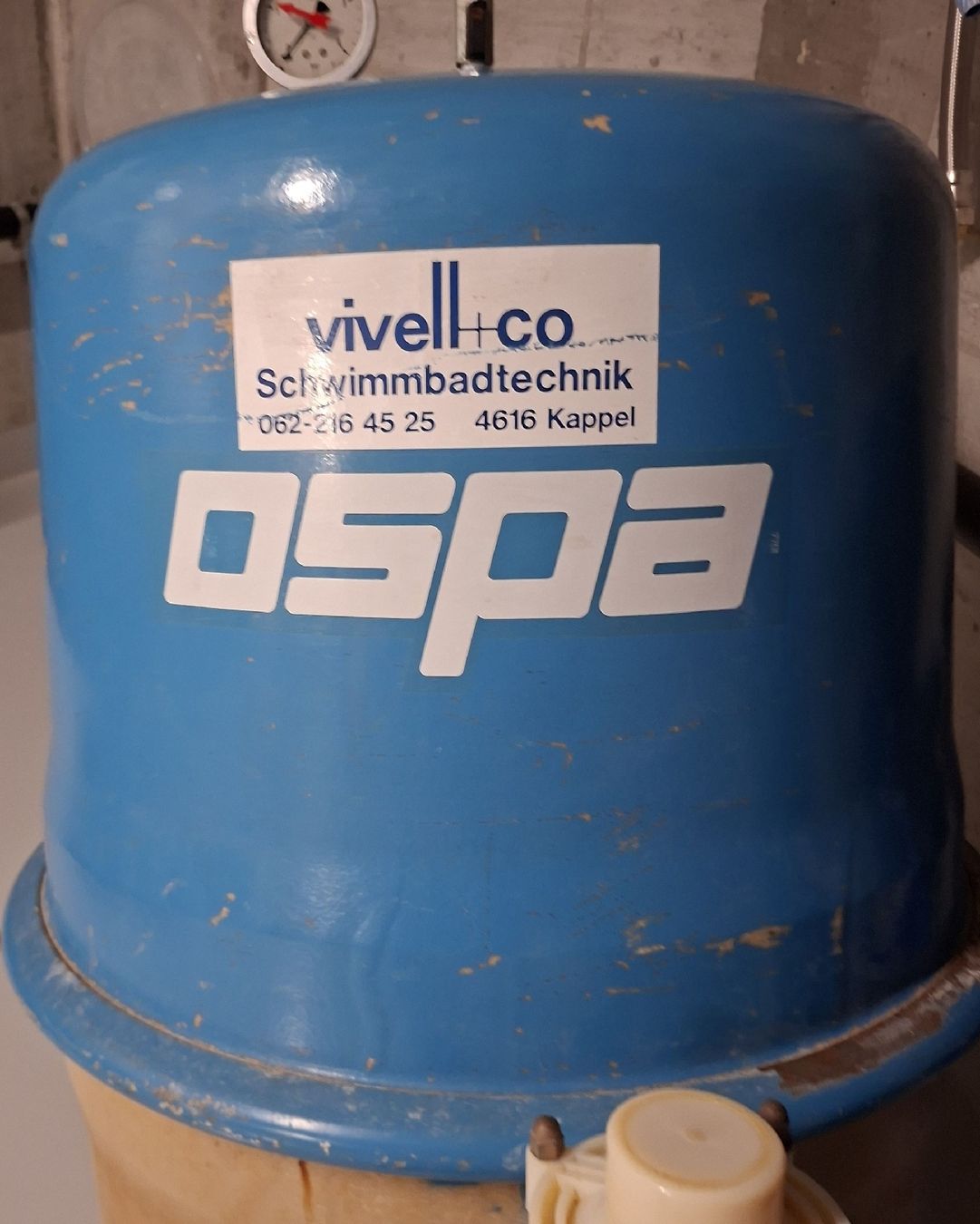 Schwimmbad: Ospa Sandfilter Poolfilter mit Rückspülventil – Gebraucht aus Willisau von mwi-dev