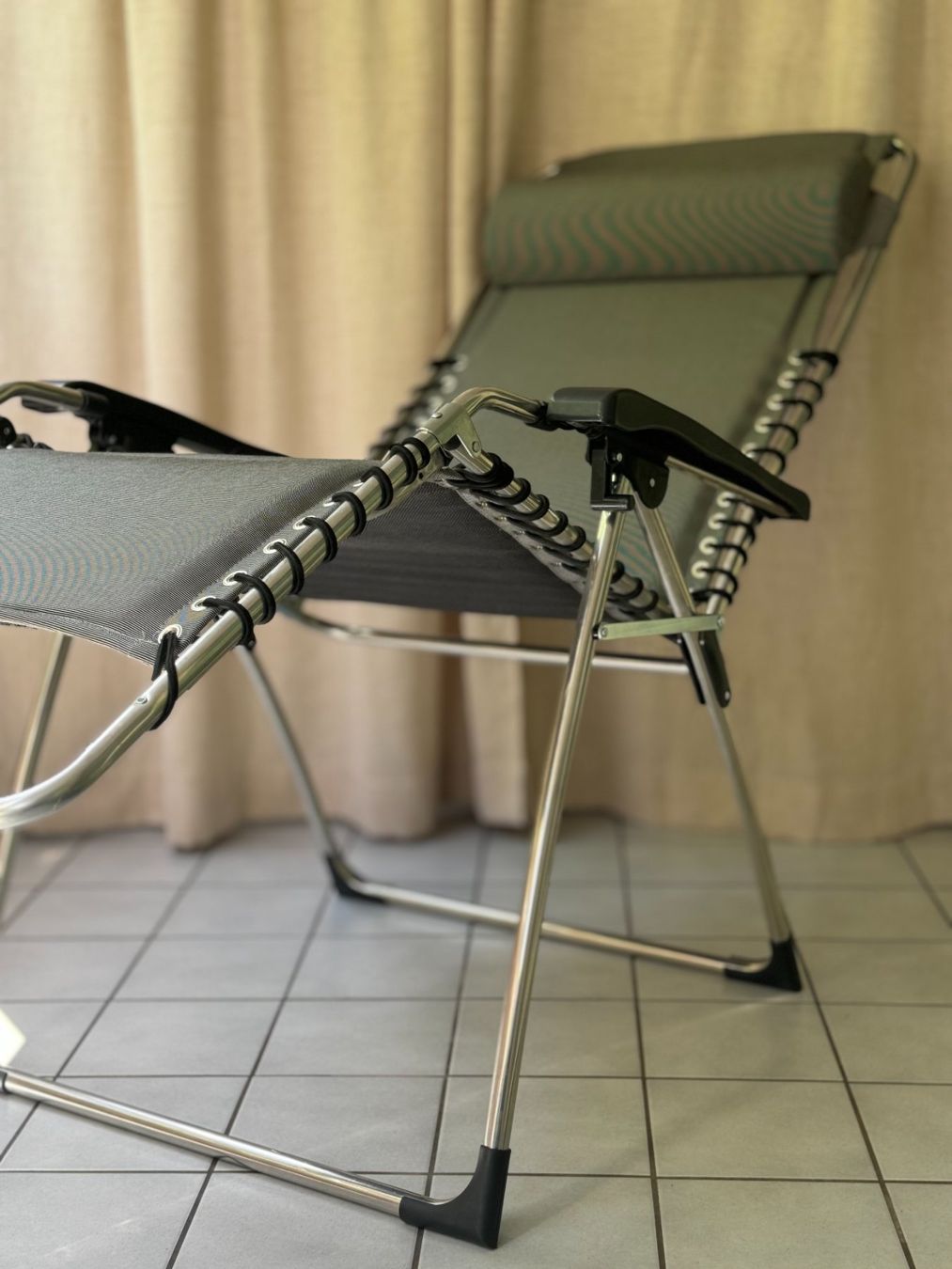 Fiam Sedie a sdraio: FIAM - Fauteuil de jardin gris – Usato da Genève venduto da Reveur 1