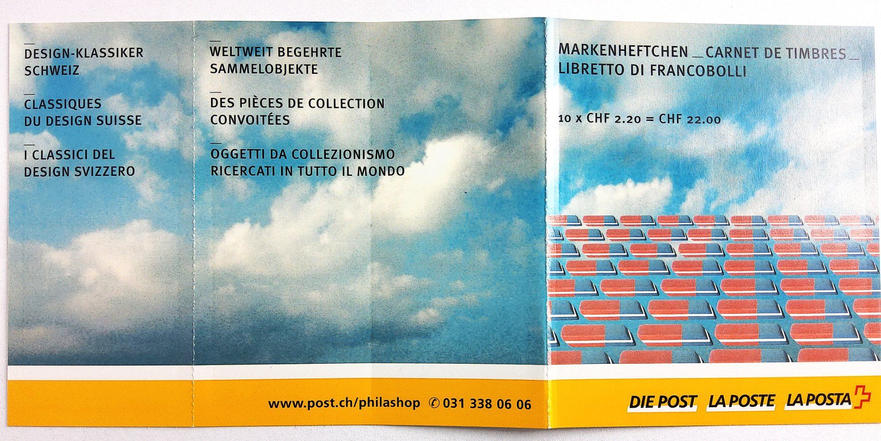Tutti i francobolli: Freimarken-Heftchen 2005 - DESIGN IV Fixpencil - postfrisch – Nuovo e nell'imballaggio originale da Zug venduto da Aeschroot 1