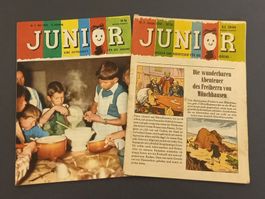 SET AN 2 ANTIKEN *JUNIOR - HEFTCHEN* GUTER, ÄLTERER ZUSTAND