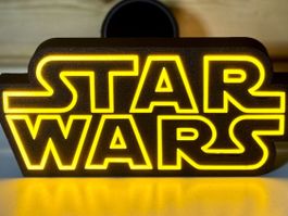 Light Box / Logo Lumineux Star Wars Jaune  - USB
