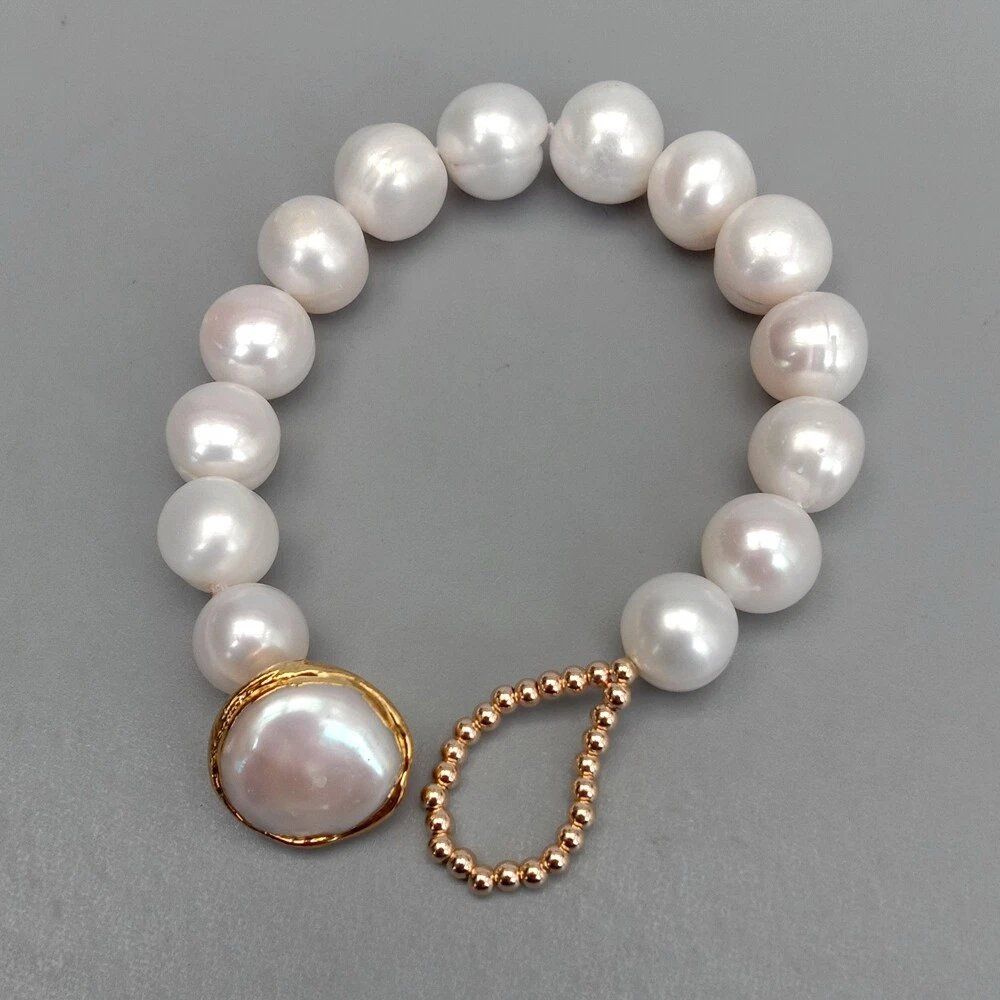 Bracciali & Braccialetti: Lua weiss Perlen Armband Perle 20.30 cm Bracelet Echt Vrai – Nuovo (secondo la descrizione) da Prilly venduto da ilyria73 6