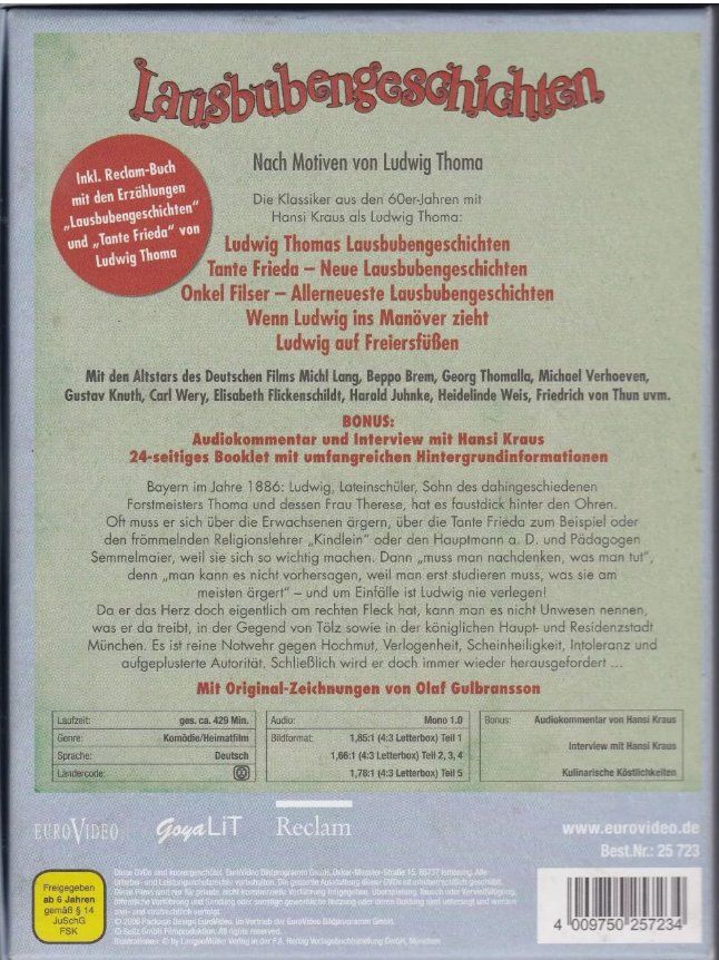 Tutti i DVDs: Lausbubengeschichten - limitierte Sonderedition – Usato da Dietikon venduto da Ruempfli 1