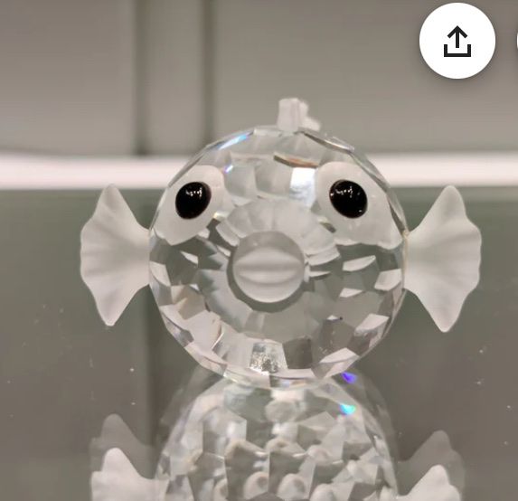 Swarovski Statuette: Swarovski Kugelfisch OVP – Usato da Buchs SG venduto da rosadoro1973 2
