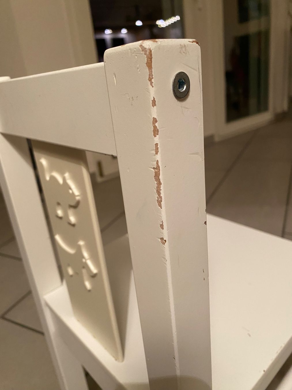 Ikea Sedie: IKEA Kinderstuhl Kritter, weiss – Usato da Nussbaumen AG venduto da Koffein 3