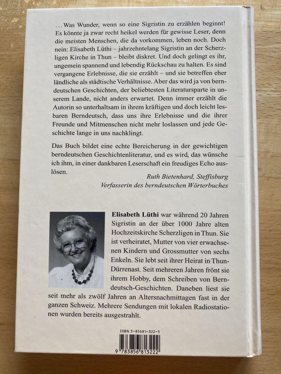 Libri: Em Liebgott sy Putzfrou - Elisabeth Lüthi  – Usato da Schwarzenburg venduto da Michellu 1