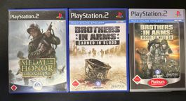 Medal of Honor Frontline + 2 jeux Brothers in arms - PS2