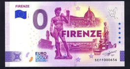 0 EURO Schein FIRENZE 2025 - 2