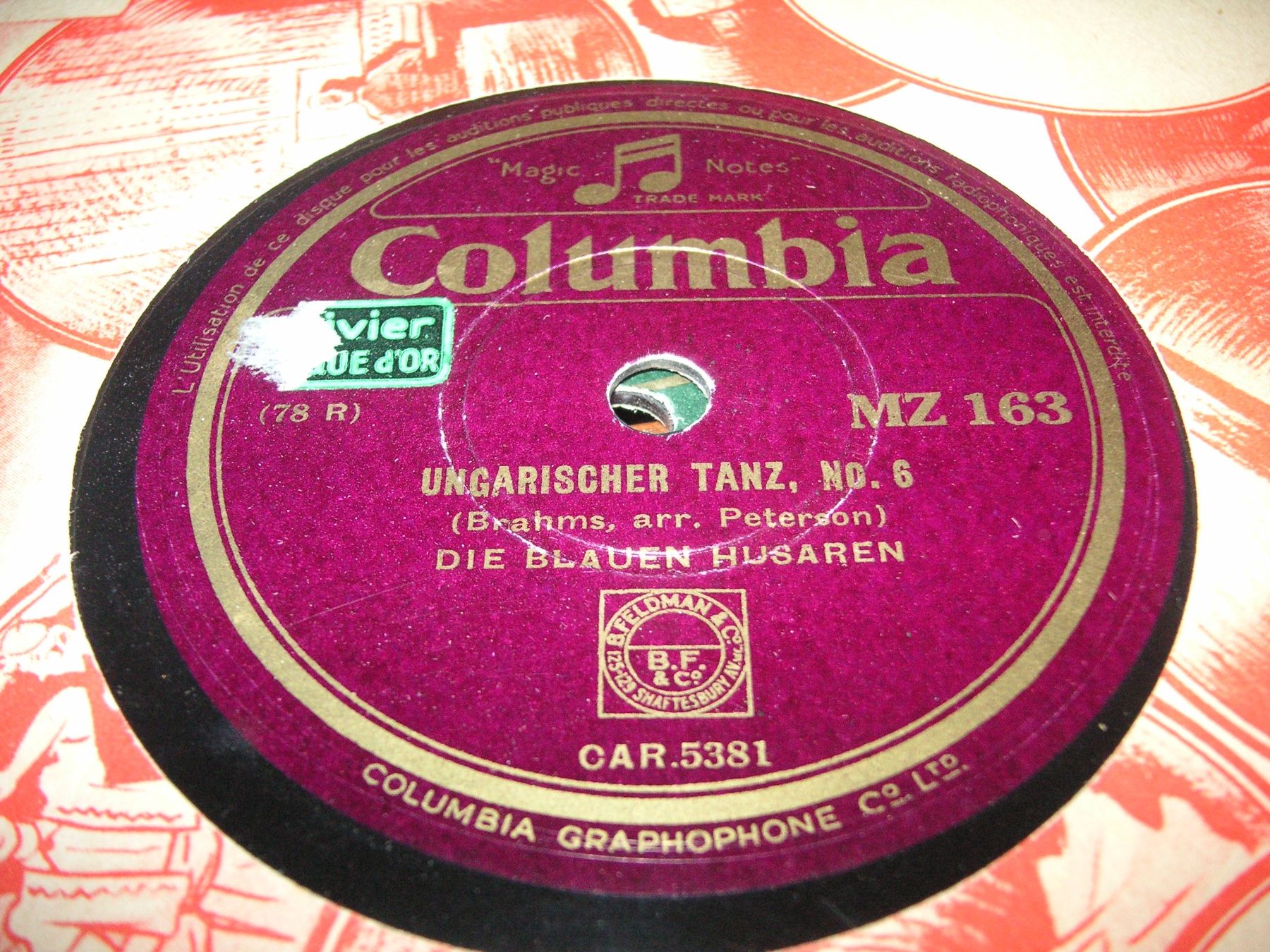 Schallplatten: DISQUES 78 TOURS – Gebraucht aus Lausanne von Leag 6