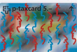 PTT Telefonkarte p-taxcard 5.- Credit Suisse gebraucht 2 stk