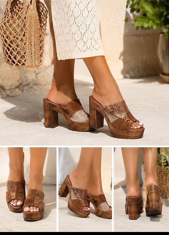 Damenschuhe: Vends Mules à talons été - Femme – Gebraucht aus Crans VS von cei_qws7 1