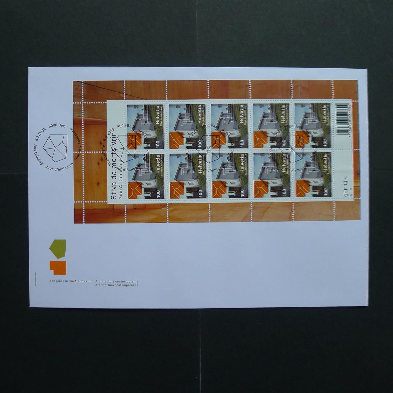 Tutti i francobolli: 2009 Nr. 1314 + 1315 Kleinbogen FDC – Usato da Dagmersellen venduto da wyss1982 1