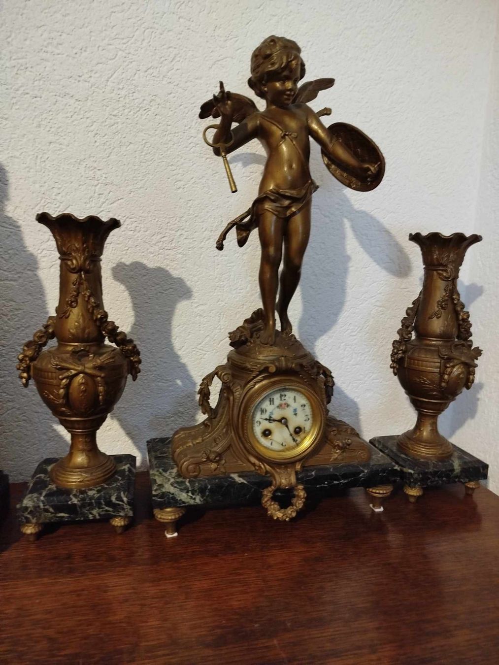 Orologi da terra & Orologi da parete: Garniture de cheminée (nr 2) – Usato da La Chaux de Fonds venduto da walterbor94